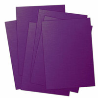 Ten Seconds Studio - 9 x 12 Thin Metal Sheets for Dry Embossing - 25 Pack - Plum, CLEARANCE