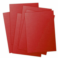 Ten Seconds Studio - 9 x 12 Thin Metal Sheets for Dry Embossing - 25 Pack - Barn Red, CLEARANCE