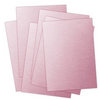 Ten Seconds Studio - 9 x 12 Thin Metal Sheets for Dry Embossing - 4 Pack - Periwinkle, Apple, Kiss Pink and Pearl