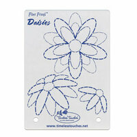 Timeless Touches - Fiber Friend - Paper Piercing Template - Daisies