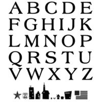 Technique Tuesday - Clear Stamps - Main Street Capital Letters - Extra Large, CLEARANCE