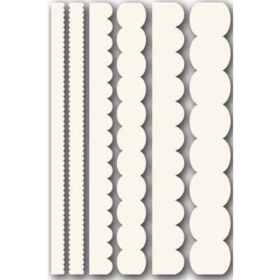 Technique Tuesday - Technique Tiles - Scalloped Baseboards