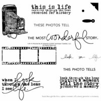 Technique Tuesday - Clear Acrylic Stamps - Life in Pictures by Ali Edwards