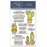 Technique Tuesday - Clear Photopolymer Stamps - A Little Prickly