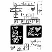 Technique Tuesday - Clear Acrylic Stamps - Always Adore by Ali Edwards