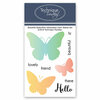Technique Tuesday - Clear Photopolymer Stamps - Beautiful Butterflies Silhouettes