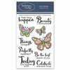 Technique Tuesday - Memory Keepers Studio - Clear Photopolymer Stamps - Beautiful Butterflies