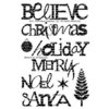 Technique Tuesday - Clear Acrylic Stamps - Believe by Ali Edwards
