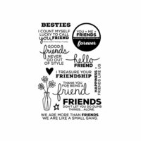 Technique Tuesday - Memory Keepers Studio - Clear Acrylic Stamps - Besties