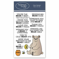 Technique Tuesday - Animal House Collection - Clear Photopolymer Stamps - Bobbi the Bear