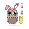 Technique Tuesday - Clear Acrylic Stamps - Bunny Owl