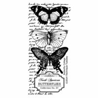 Technique Tuesday - Clear Acrylic Stamps - Butterfly Collage