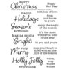 Technique Tuesday - Clear Photopolymer Stamps - Classic Christmas Sentiments