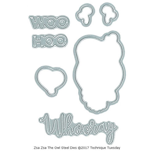 Technique Tuesday - Animal House Collection - DIY Steel Die - Zsa Zsa the Owl