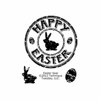 Technique Tuesdau - Clear Acrylic Stamps - Easter Seal
