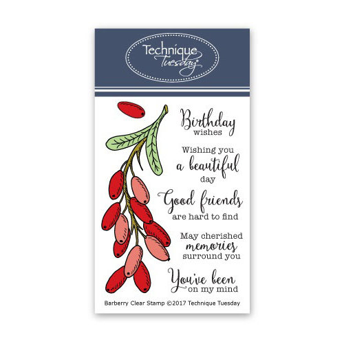 Technique Tuesday - Greenhouse Society Collection - Clear Photopolymer Stamps - Barberry