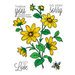 Technique Tuesday - Greenhouse Society Collection - Clear Acrylic Stamps - Coreopsis