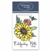 Technique Tuesday - Greenhouse Society Collection - Clear Photopolymer Stamps - Delightful Daisy
