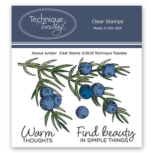 Technique Tuesday - Greenhouse Society Collection - Clear Photopolymer Stamps - Joyous Juniper