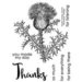 Technique Tuesday - Greenhouse Society Collection - Clear Photopolymer Stamps - Thistle Thanks