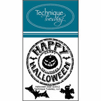 Technique Tuesday - Clear Acrylic Stamps - Halloween Seal