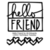 Technique Tuesday - Clear Acrylic Stamps - Hello Friend by Ali Edwards
