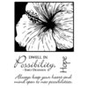 Technique Tuesday - Clear Acrylic Stamps - Hopeful Hibiscus