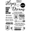 Technique Tuesday - Memory Keepers Studio - Clear Photopolymer Stamps - Hopes and Dreams