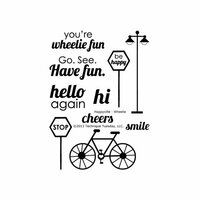 Technique Tuesday - Clear Acrylic Stamps - Happyville - Wheelie