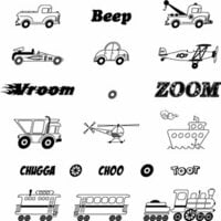 Technique Tuesday - Clear Stamps - Vroom, CLEARANCE