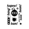 Technique Tuesday - Clear Acrylic Stamps - Kapow