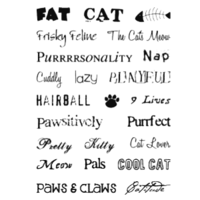 Technique Tuesday - Clear Stamps - Cats We Love, CLEARANCE