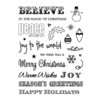 Technique Tuesday - Clear Stamps - Season's Greetings
