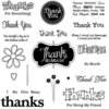 Technique Tuesday - Clear Acrylic Stamps - Thanks for Everything