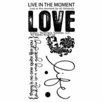 Technique Tuesday - Clear Acrylic Stamps - Live in the Moments by Ali Edwards