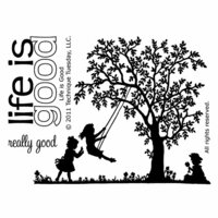 Technique Tuesday - Clear Acrylic Stamps - Life Is Good