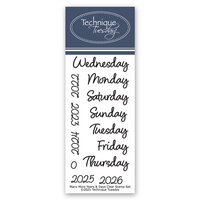 Technique Tuesday - Clear Photopolymer Stamps - Many More Years and Days