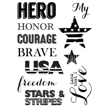 Technique Tuesday - Clear Acrylic Stamps - My Hero