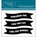 Technique Tuesday - Clear Acrylic Stamps - Remember This Banners by Ali Edwards