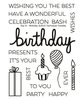 Technique Tuesday - Clear Acrylic Stamps - Say It - Birthday