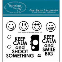 Technique Tuesday - Clear Acrylic Stamps - Smile Big