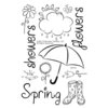 Technique Tuesday - Clear Acrylic Stamps - Spring