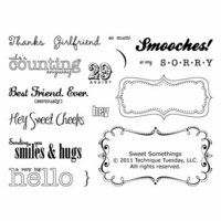 Technique Tuesday - Clear Acrylic Stamps - Sweet Somethings
