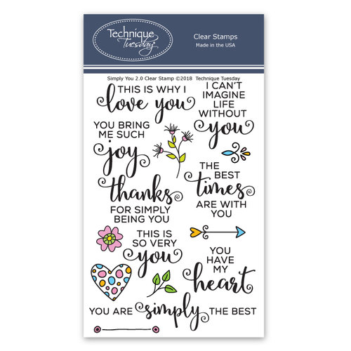 Technique Tuesday - Memory Keepers Studio - Clear Photopolymer Stamps - Simply You 2.0