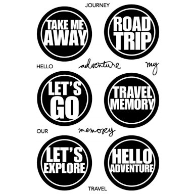 Technique Tuesday - Clear Acrylic Stamps - Take Me Away by Ali Edwards