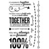 Technique Tuesday - Memory Keepers Studio - Clear Acrylic Stamps - Together Forever
