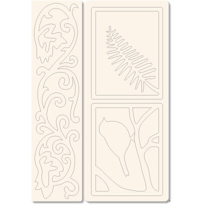 Technique Tuesday - Technique Tiles - Tile Toppers - Flora and Fauna, CLEARANCE