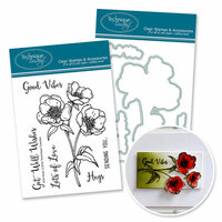 Technique Tuesday - DIY Steel Die and Acrylic Stamp Set - Wild Rose Bundle