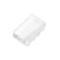 Acrylic Clear Stamping Blocks with Grid,Transparent Stamp Blocks Pad for  Scrapbooking Color Stamping Process Essential Tools(10 * 10cm)