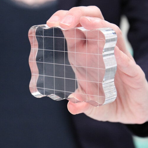 Acrylic Stamp Block 5 Pack Clear Stamping Block Set